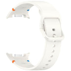 Curea Edman siliconica S/M compatibila Galaxy Watch 8 / Watch 8 Classic, Alb