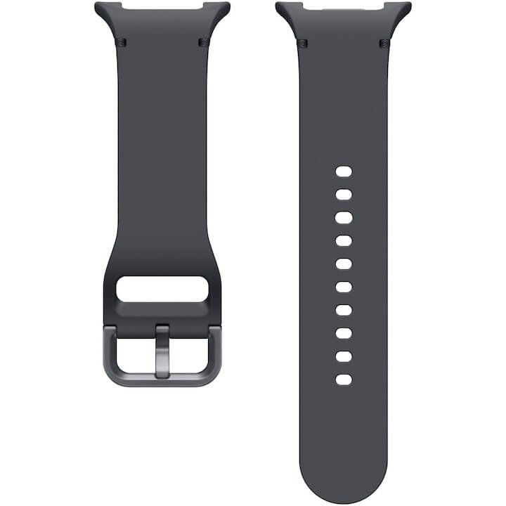 Curea Edman siliconica S/M compatibila Galaxy Watch 8 / Watch 8 Classic, Graphite