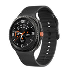 Curea Edman siliconica S/M compatibila Galaxy Watch 8 / Watch 8 Classic, Negru