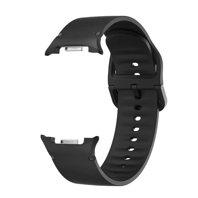 Curea Edman siliconica S/M compatibila Galaxy Watch 8 / Watch 8 Classic, Negru