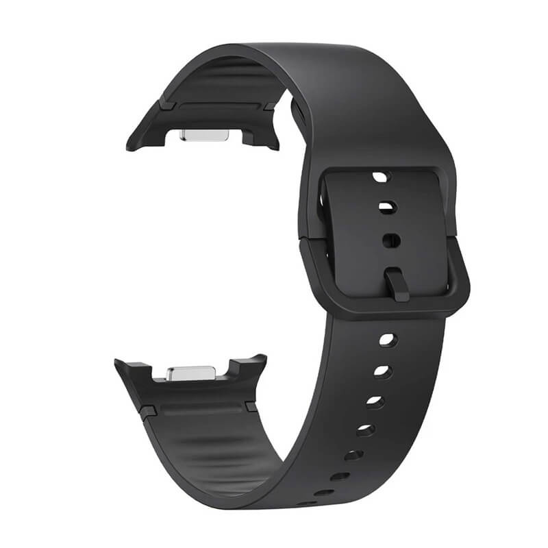 Curea Edman siliconica S/M compatibila Galaxy Watch 8 / Watch 8 Classic, Negru