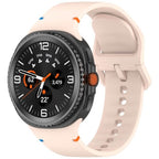 Curea Edman siliconica S/M compatibila Galaxy Watch 8 / Watch 8 Classic, Roz