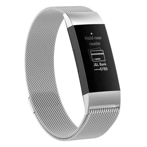 Edman magnetic metal strap for Fitbit Charge 3 / 4