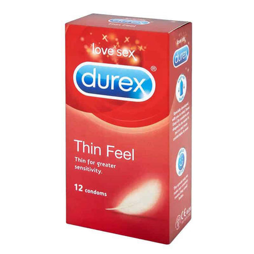 Durex Feel Thin condoms, 12 pieces