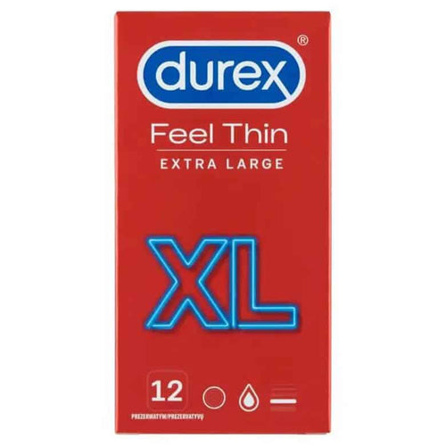 Durex Feel Thin XL condoms, 12 pieces
