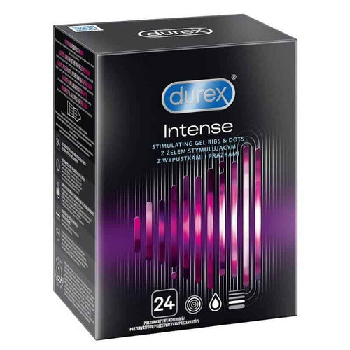 Durex Intense condoms, 24 pieces