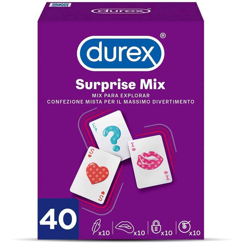 Durex Surprise Me condoms, 40 pieces