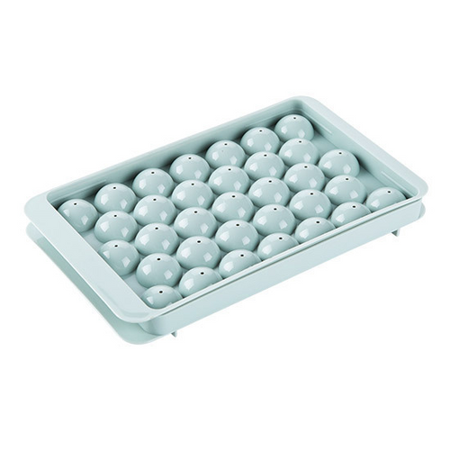 Edman G1 ice cube tray, durable plastic, non-stick, 330 ml, 33 cubes, Green