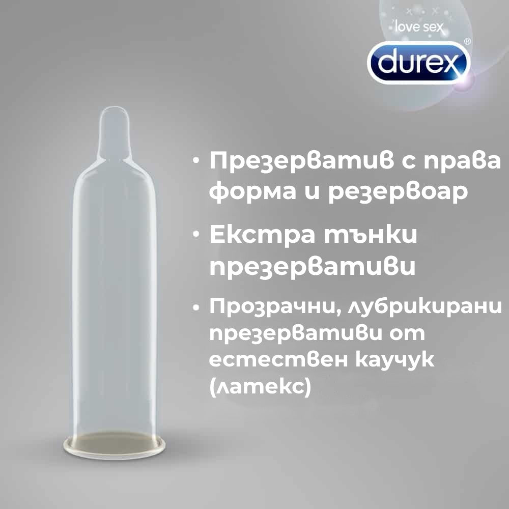Prezervative Durex Invisible, 24 bucati