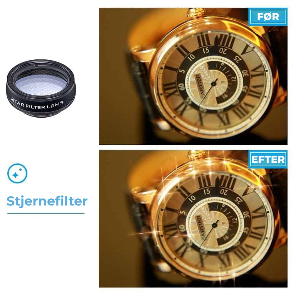 Set lentile 10 in 1 profesionale pentru telefoane si tablete Apexel DG10 - 10 in 1, prindere filet 17mm, Fisheye, Macro 15x, Wide, Telescope 2x, Kaleidoscope, CPL, Flow, Radial, Star, cu clip universal