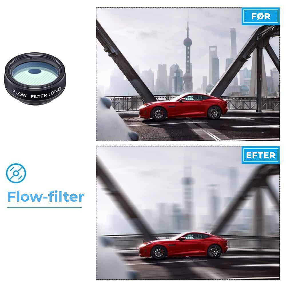 Set lentile 10 in 1 profesionale pentru telefoane si tablete Apexel DG10 - 10 in 1, prindere filet 17mm, Fisheye, Macro 15x, Wide, Telescope 2x, Kaleidoscope, CPL, Flow, Radial, Star, cu clip universal