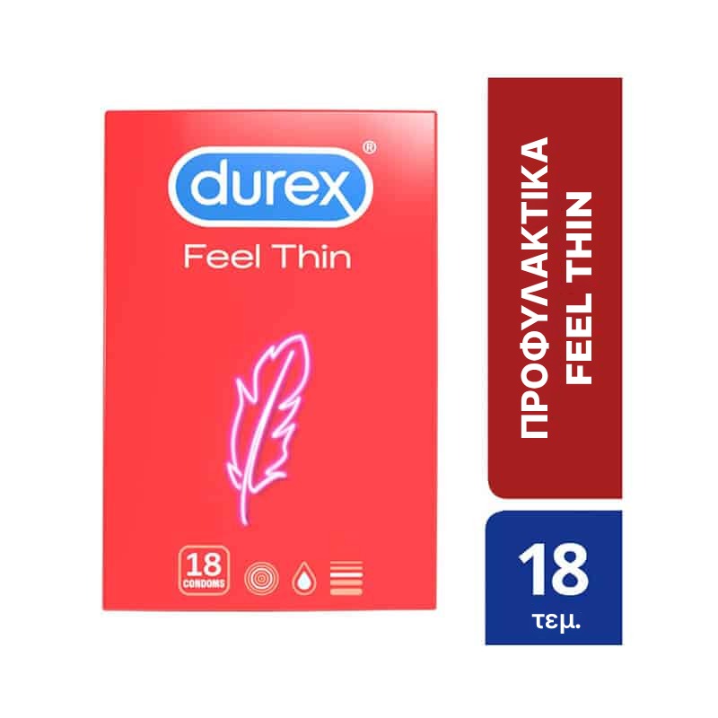 Prezervative Durex Feel Thin, 18 bucati