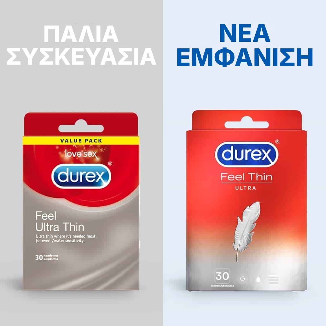 Prezervative Durex Featherlite Ultra Thin 30 bucati