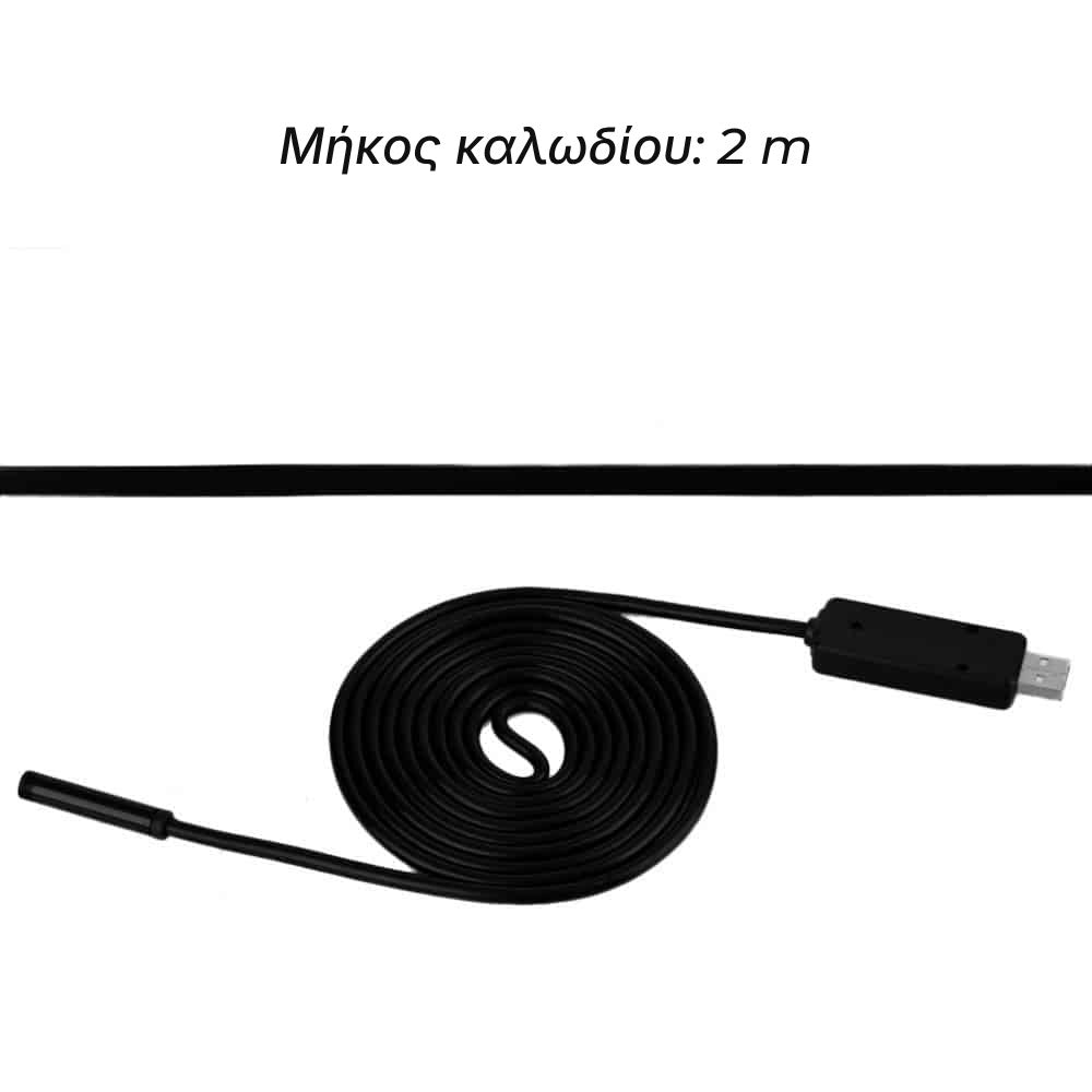Camera foto/video endoscop Edman CEX2 rezistenta la apa, USB + Micro USB (OTG), cablu de 2m, rezolutie 640x480