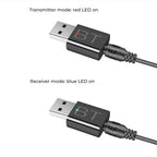 Adaptor Emitator/Receptor Edman BKTV Bluetooth 5, DAC 2 in 1, intrare AUX, iesire audio, jack 3.5 mm