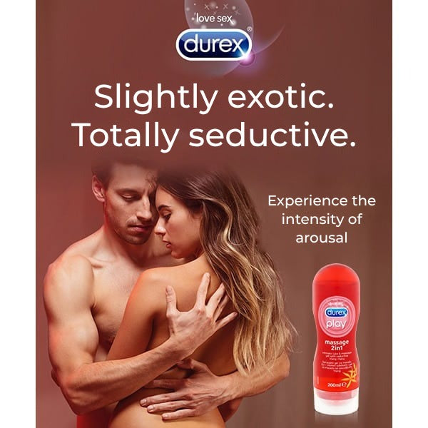 Lubrifiant Durex Play Massage 2 in 1 Sensual Ylang Ylang, 200 ml