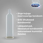 Prezervative Durex Invisible, 24 bucati