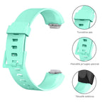 Curea Bratara Edman pentru Fitbit Inspire, marimea S, Mint