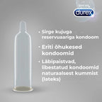 Prezervative Durex Invisible Extra Sensitive, 10 buc