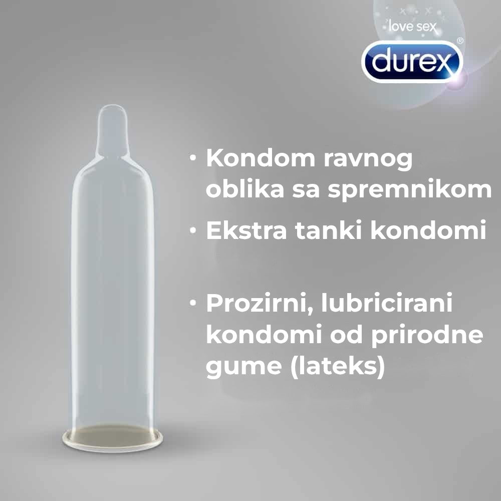 Prezervative Durex Invisible, 24 bucati