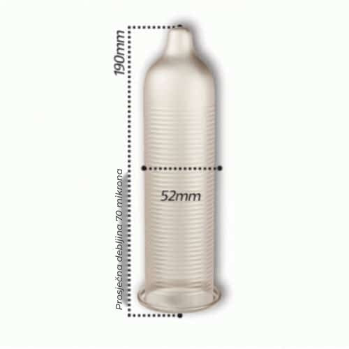 Prezervative Pasante Adore Ribbed, 10 bucati