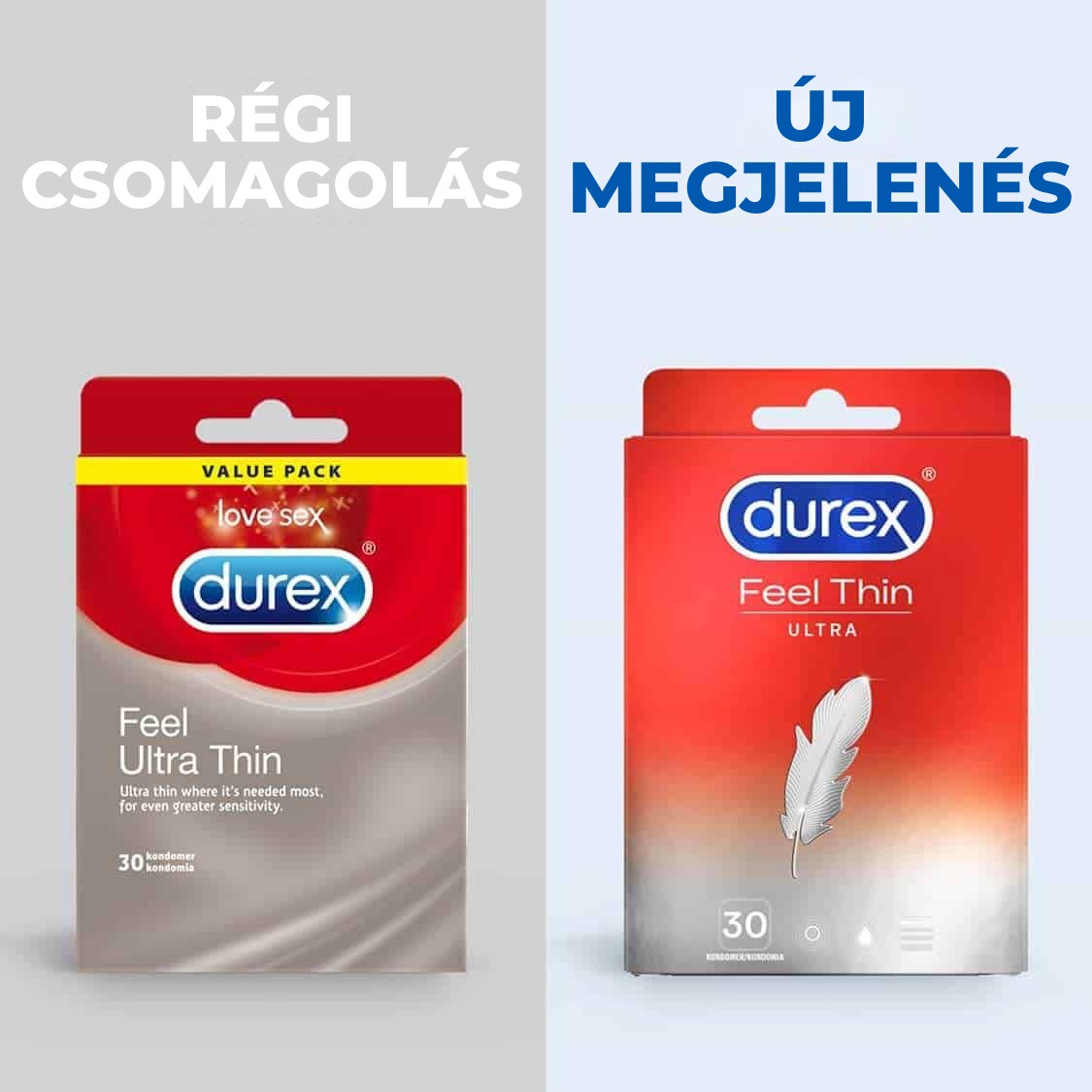 Prezervative Durex Featherlite Ultra Thin 30 bucati