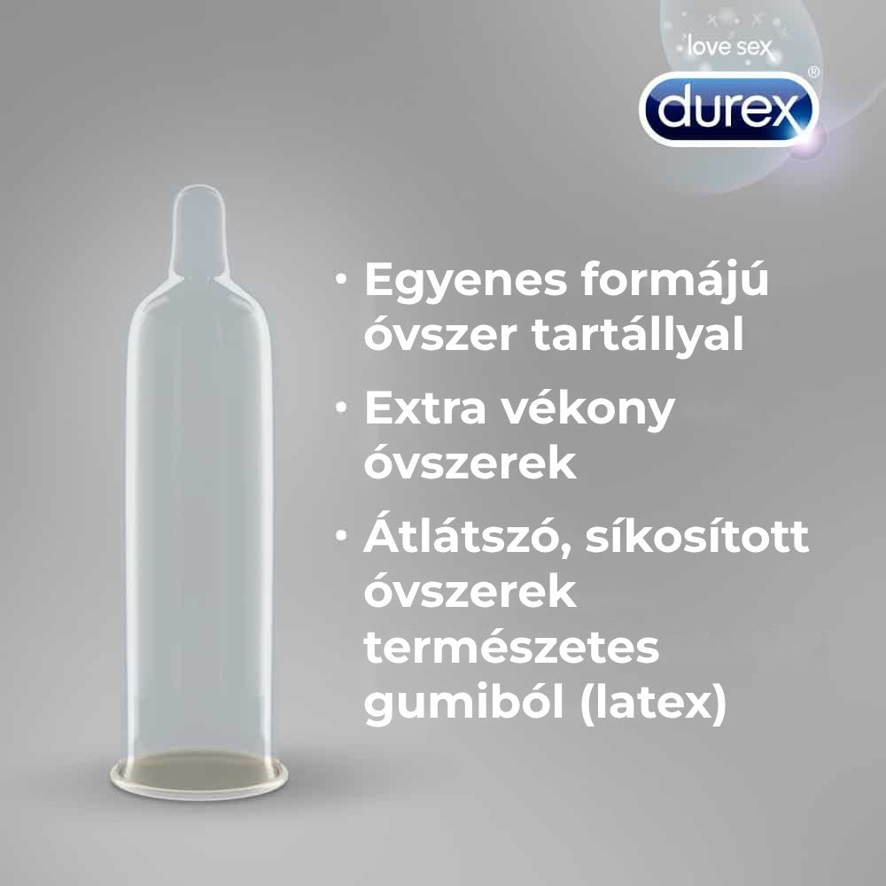 Prezervative Durex Invisible Extra Sensitive, 10 buc