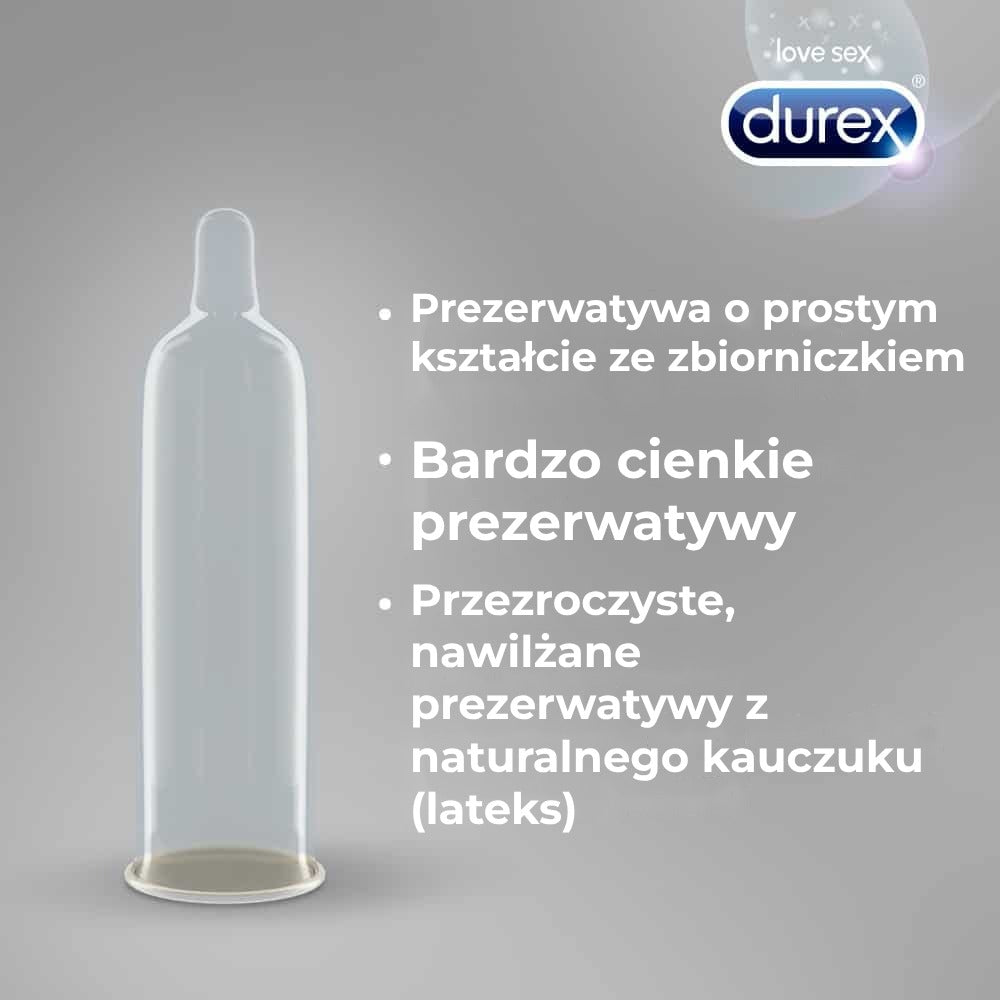 Prezervative Durex Invisible Extra Sensitive, 10 buc