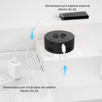Mini Videoproiector portabil Edman YT200 LED, 1080P, USB, Negru