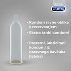 Prezervative Durex Invisible, 24 bucati