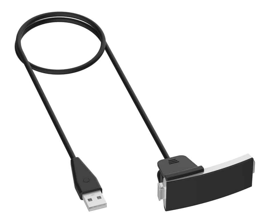 Cablu de incarcare Edman pentru Bratara Fitbit Alta HR cu functie Restart, Negru