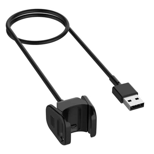 Edman charging cable for Fitbit Charge 3, Black