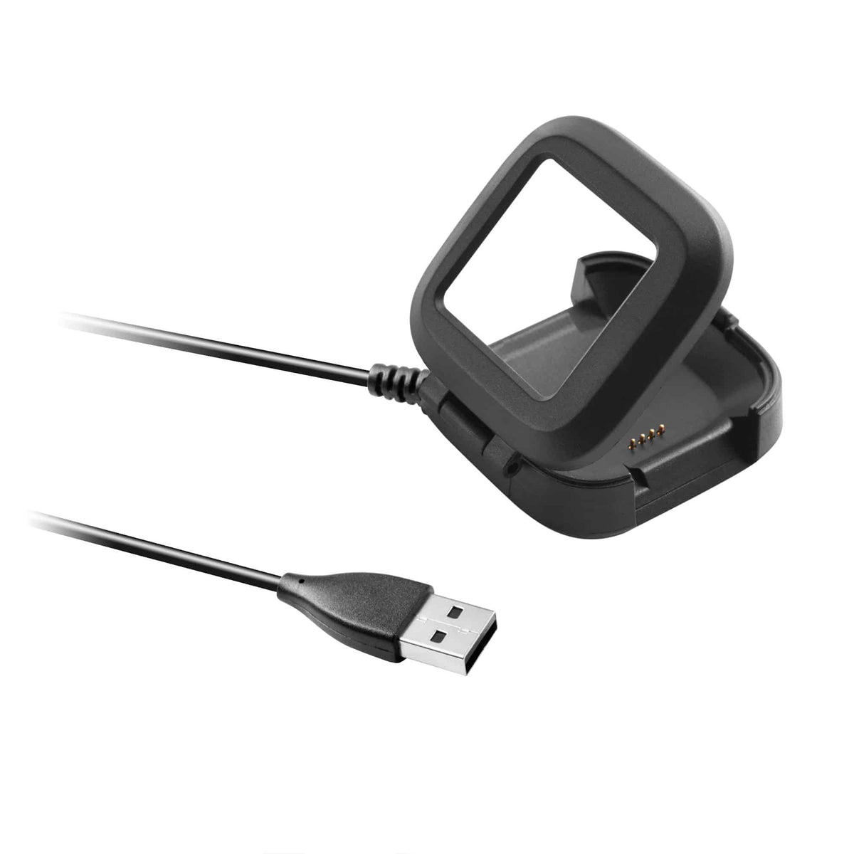 Cablu de incarcare Edman pentru Bratara Fitbit Versa, Negru