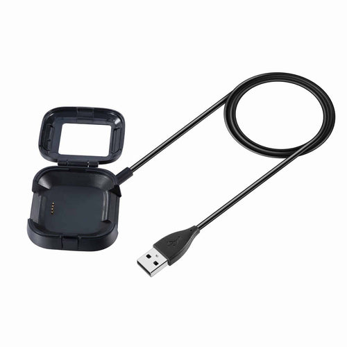Edman charging cable for Fitbit Versa, Black