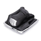 Manson schimbator viteze MOTOR10 cu nuca si saculet pentru Ford Focus 2 Facelift, Ford C-Max, Ford Galaxy, 5 viteze, Negru-Argintiu