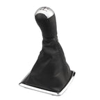 Manson schimbator viteze MOTOR10 cu nuca si saculet pentru Ford Focus 2 Facelift, Ford C-Max, Ford Galaxy, 5 viteze, Negru-Argintiu