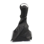 Manson schimbator viteze MOTOR10 cu nuca si saculet pentru Ford Focus 2 Facelift, Ford C-Max, Ford Galaxy, 6 viteze, Negru-Argintiu