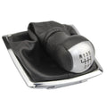 Manson schimbator viteze MOTOR10 cu nuca si saculet pentru Ford Focus 2 Facelift, Ford C-Max, Ford Galaxy, 6 viteze, Negru-Argintiu