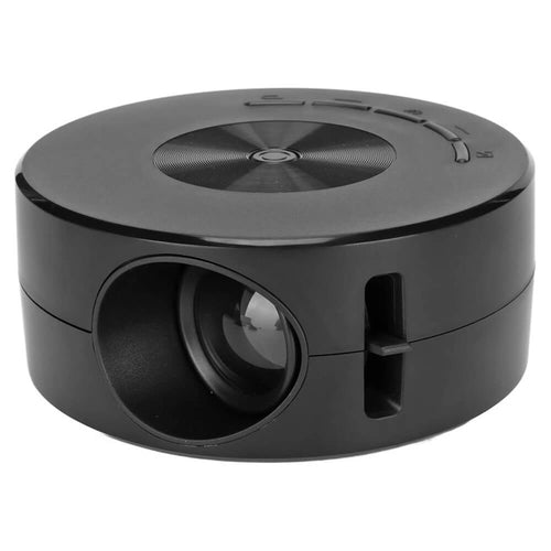 Edman YT200 portable LED mini projector, 1080P, USB, Black
