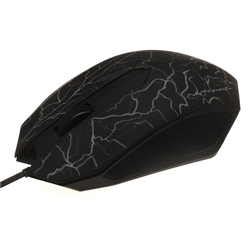 Mouse USB Glowing pentru Gaming Edman M750, Negru