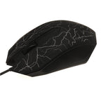 Mouse USB Glowing pentru Gaming Edman M750, Negru