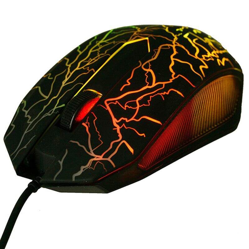 Mouse USB Glowing pentru Gaming Edman M750, Negru