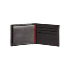 Portofel Tommy Hilfiger Black Conventry Passcase Wallet, din piele, Negru