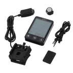 Ciclocomputer Vitezometru Bicicleta cu Touch Screen, rezistent la apa, cu 24 functii, Edman Bogeer YT-308, Negru