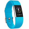 Curea pentru Fitbit Charge 2, marimea L, Albastru deschis