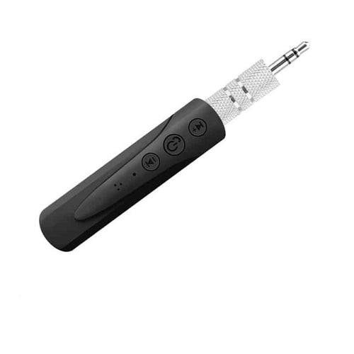 Edman Mini Bluetooth audio adapter with AUX for any speaker, audio system, portable device and car audio input, wireless and hands-free