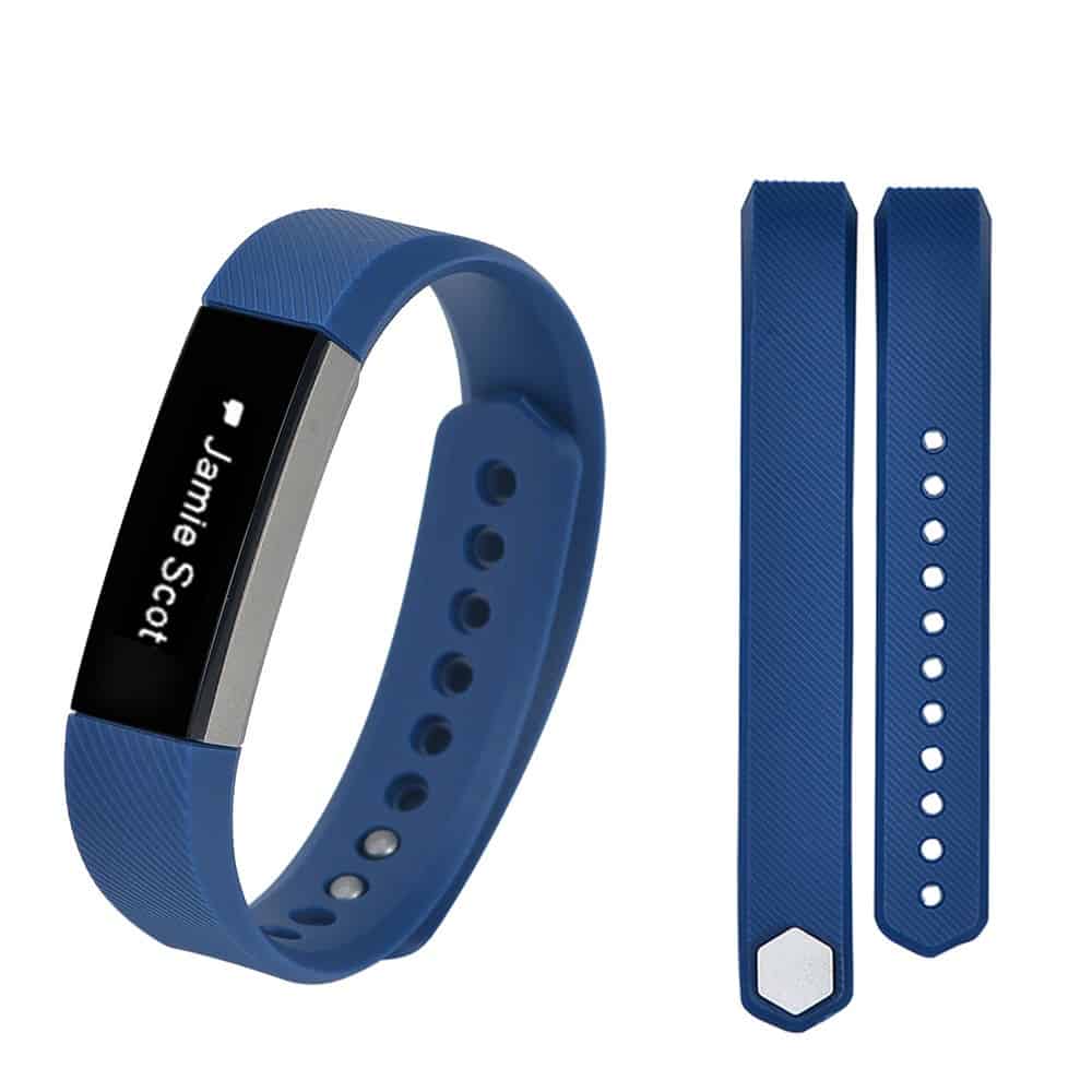 Curea Bratara pentru Fitbit Alta/Fitbit Alta HR, marimea L, Albastru inchis