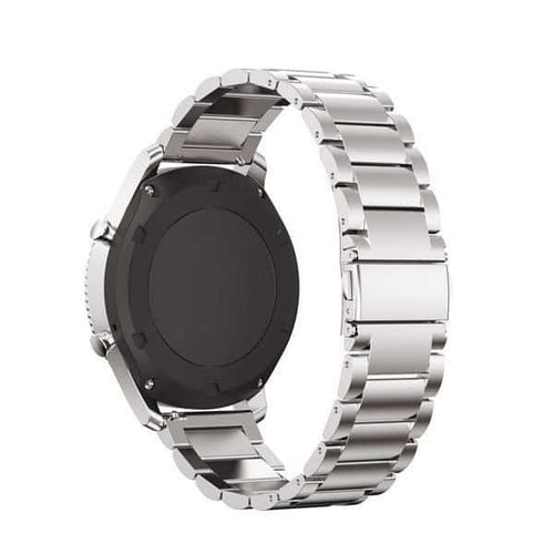 Edman 3Z metal strap for Samsung Gear S3, quick release pins included, 22mm width