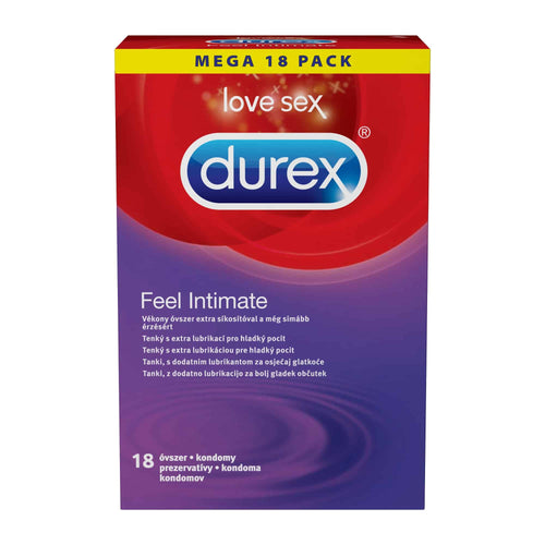 Durex Feel Intimate condoms, 18 pieces