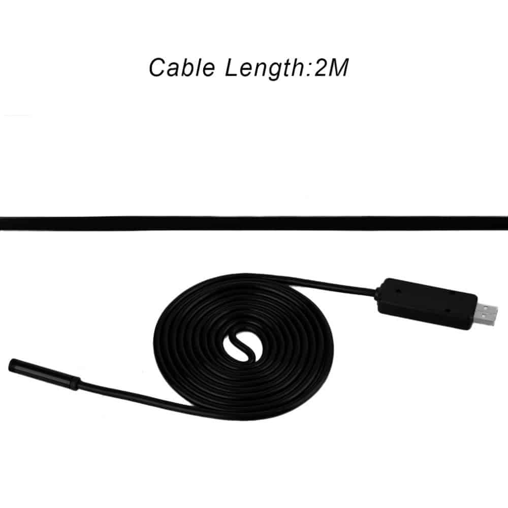 Camera foto/video endoscop Edman CEX2 rezistenta la apa, USB + Micro USB (OTG), cablu de 2m, rezolutie 640x480